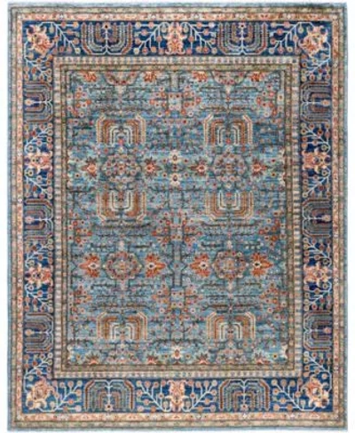 Adorn Hand Woven Rugs Serapi M0103 275 Rug Collection In Blue