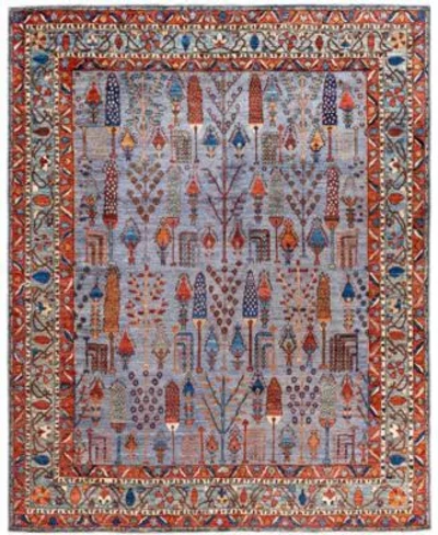 Adorn Hand Woven Rugs Serapi M0103 277 Rug Collection In Gray