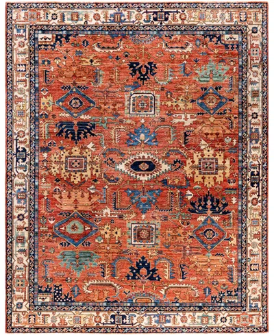 Adorn Hand Woven Rugs Serapi M0103-279 8'1"x10'3" Area Rug In Orange