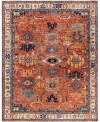 Adorn Hand Woven Rugs Serapi M0103 279 Rug Collection In Orange