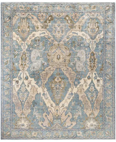 Adorn Hand Woven Rugs Serapi M0103-280 8'3"x9'11" Area Rug In Gray