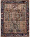 Adorn Hand Woven Rugs Serapi M0103-281 8'1"x9'11" Area Rug In Brown