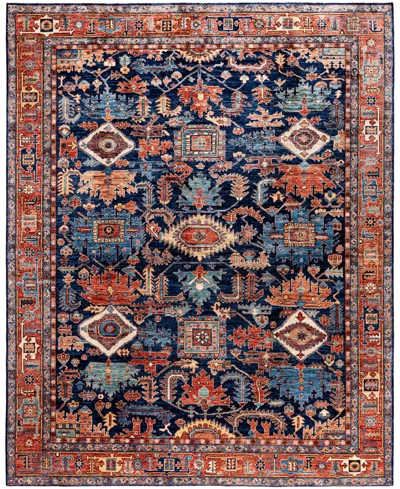 Adorn Hand Woven Rugs Serapi M0103-284 8'2"x10'2" Area Rug In Blue