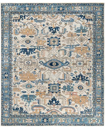 Adorn Hand Woven Rugs Serapi M0103-285 8'2"x9'9" Area Rug In White