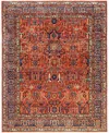 Adorn Hand Woven Rugs Serapi M0103-286 8'3"x10' Area Rug In Red