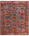 Adorn Hand Woven Rugs Serapi M0103-289 8'2"x9'9" Area Rug In Gray