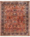 Adorn Hand Woven Rugs Serapi M0103 290 Rug Collection In Red