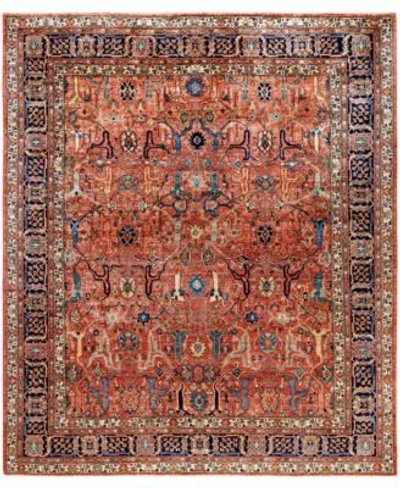 Adorn Hand Woven Rugs Serapi M0103 290 Rug Collection In Red