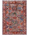 Adorn Hand Woven Rugs Serapi M0103-295 4'2"x5'11" Area Rug In Gray