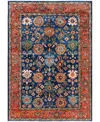 Adorn Hand Woven Rugs Serapi M0103-297 4'3"x6'1" Area Rug In Blue