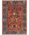 Adorn Hand Woven Rugs Serapi M0103-302 4'2"x5'10" Area Rug In Red