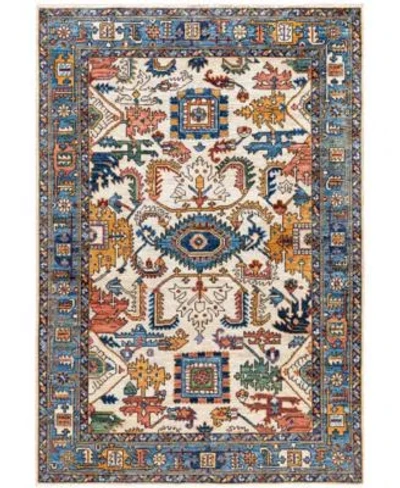 Adorn Hand Woven Rugs Serapi M0103 303 Rug Collection In White