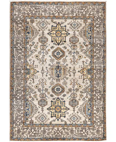 Adorn Hand Woven Rugs Serapi M0103-306 4'x5'9" Area Rug In Gray