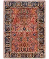 Adorn Hand Woven Rugs Serapi M0103-308 4'2"x5'10" Area Rug In Pink