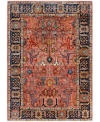 Adorn Hand Woven Rugs Serapi M0103 308 Rug Collection In Pink