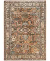 Adorn Hand Woven Rugs Serapi M0103-311 4'2"x5'10" Area Rug In Orange
