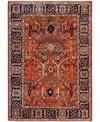 Adorn Hand Woven Rugs Serapi M0103-316 4'2"x5'11" Area Rug In Red