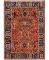 Adorn Hand Woven Rugs Serapi M0103 316 Rug Collection In Red