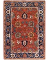 Adorn Hand Woven Rugs Serapi M0103 318 Rug Collection In Red