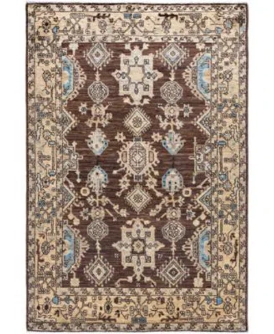 Adorn Hand Woven Rugs Serapi M0103 320 Rug Collection In Brown