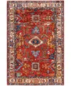 Adorn Hand Woven Rugs Serapi M0103-321 4'1"x6' Area Rug In Red