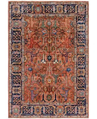 Adorn Hand Woven Rugs Serapi M0103 328 Rug Collection In Pink