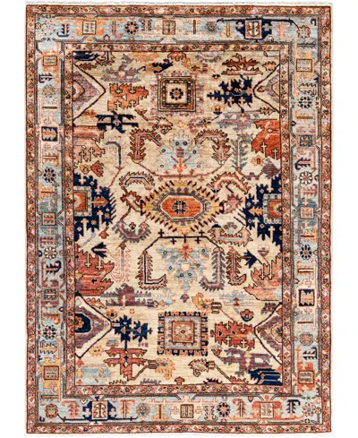 Adorn Hand Woven Rugs Serapi M0103-329 4'3"x5'11" Area Rug In White