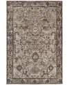Adorn Hand Woven Rugs Serapi M0103-330 4'x5'11" Area Rug In Brown