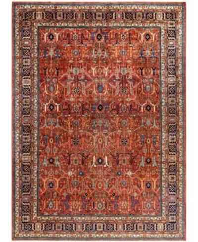 Adorn Hand Woven Rugs Serapi M0103 54 Rug Collection In Red