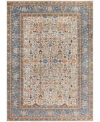 Adorn Hand Woven Rugs Serapi M0103 55 Rug Collection In Gray