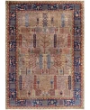 Adorn Hand Woven Rugs Serapi M0103 56 Rug Collection In Brown