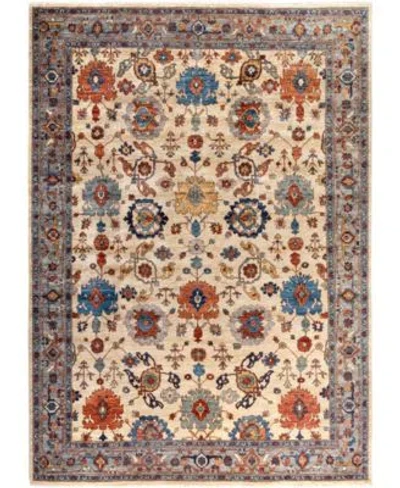 Adorn Hand Woven Rugs Serapi M0103 61 Rug Collection In White