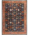 Adorn Hand Woven Rugs Serapi M0103 62 Rug Collection In Blue