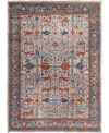 Adorn Hand Woven Rugs Serapi M0103-64 10'2"x14' Area Rug In Gray