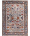 Adorn Hand Woven Rugs Serapi M0103 64 Rug Collection In Gray