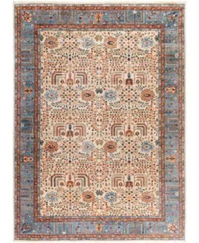 Adorn Hand Woven Rugs Serapi M0103 68 Rug Collection In Gray