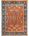Adorn Hand Woven Rugs Serapi M0103 69 Rug Collection In Orange