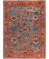 Adorn Hand Woven Rugs Serapi M0103 70 Rug Collection In Gray