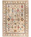 Adorn Hand Woven Rugs Serapi M0103-72 9'11"x13'11" Area Rug In White