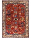 Adorn Hand Woven Rugs Serapi M0103 73 Rug Collection In Red