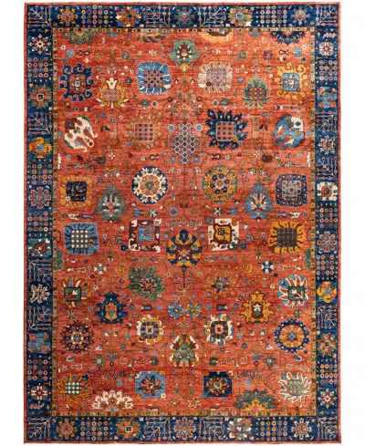 Adorn Hand Woven Rugs Serapi M0103-82 9'11"x13'8" Area Rug In Red