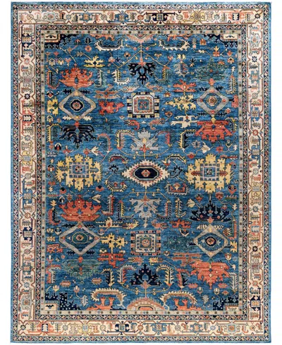 Adorn Hand Woven Rugs Serapi M0103-84 8'11"x11'9" Area Rug In Blue