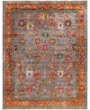 Adorn Hand Woven Rugs Serapi M0103-89 9'3"x11'9" Area Rug In Gray