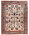 Adorn Hand Woven Rugs Serapi M0103 90 Rug Collection In White