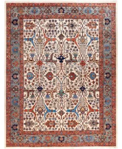 Adorn Hand Woven Rugs Serapi M0103 90 Rug Collection In White