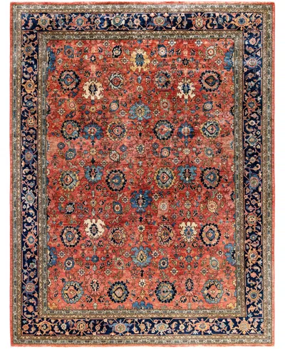 Adorn Hand Woven Rugs Serapi M0103-91 9'x11'10" Area Rug In Red