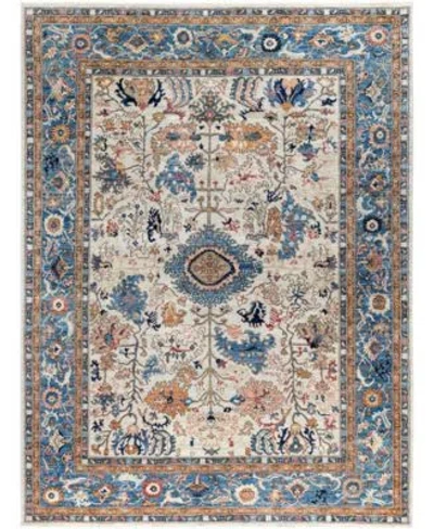 Adorn Hand Woven Rugs Serapi M0103 92 Rug Collection In White