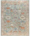 Adorn Hand Woven Rugs Serapi M0103-94 9'3"x11'10" Area Rug In Green
