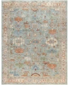 Adorn Hand Woven Rugs Serapi M0103 94 Rug Collection In Green