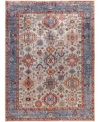 Adorn Hand Woven Rugs Serapi M0103 95 Rug Collection In Gray